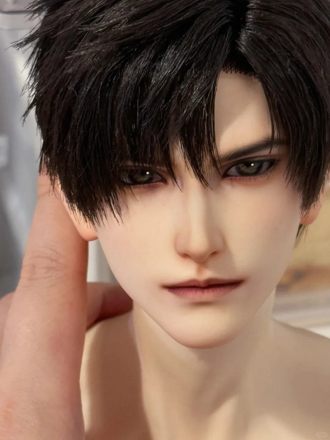 

Новая голова для куклы BJD 1/3 LiShen Potato, мужская, ручной работы, из смолы, аксессуар для модели, изысканная деталь.