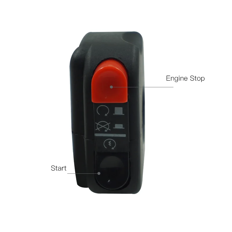 Universal 7/8' 22mm Motorcycle Headlebar Switch for Horn Start Kill High/Low Beam Headlight Fog light Turn Signal Button Switch