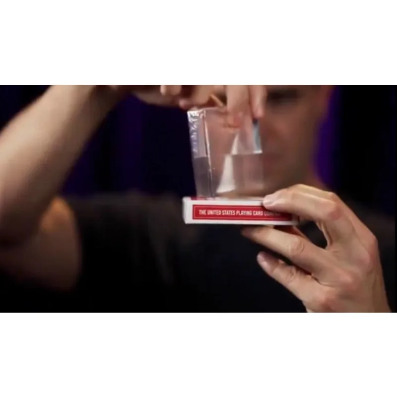 Omni Air by Victor Sanz كتلة بلاستيكية شفافة احترافية عن قرب خدعة سحرية لسحرة الشوارع بطاقة للتحايل سحرية