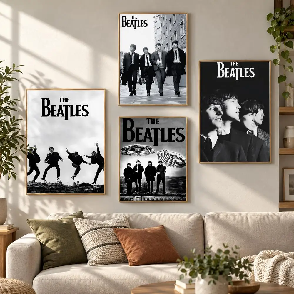 Band The B-Beatles Poster HD Waterproof Aesthetic Wall For Home Decor Trendy Durable Easy To Apply Art
