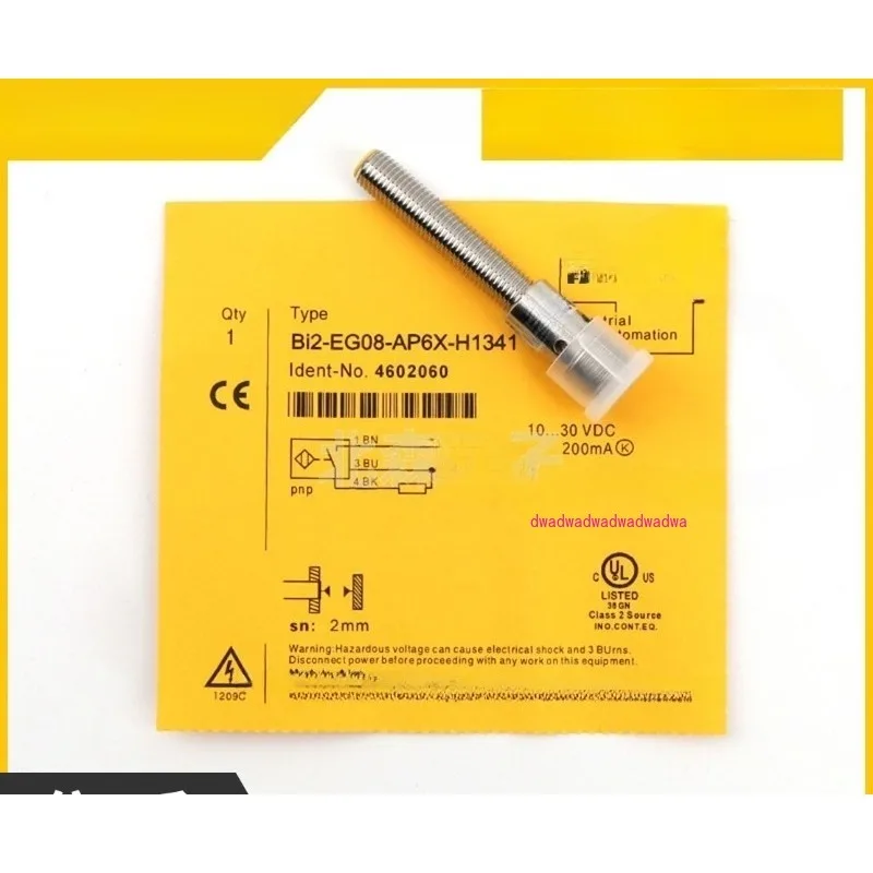 

Бесконтактный переключатель BI2-EG08-AP6X-H1341 трехпроводной PNP нормально разомкнутый вставной датчик