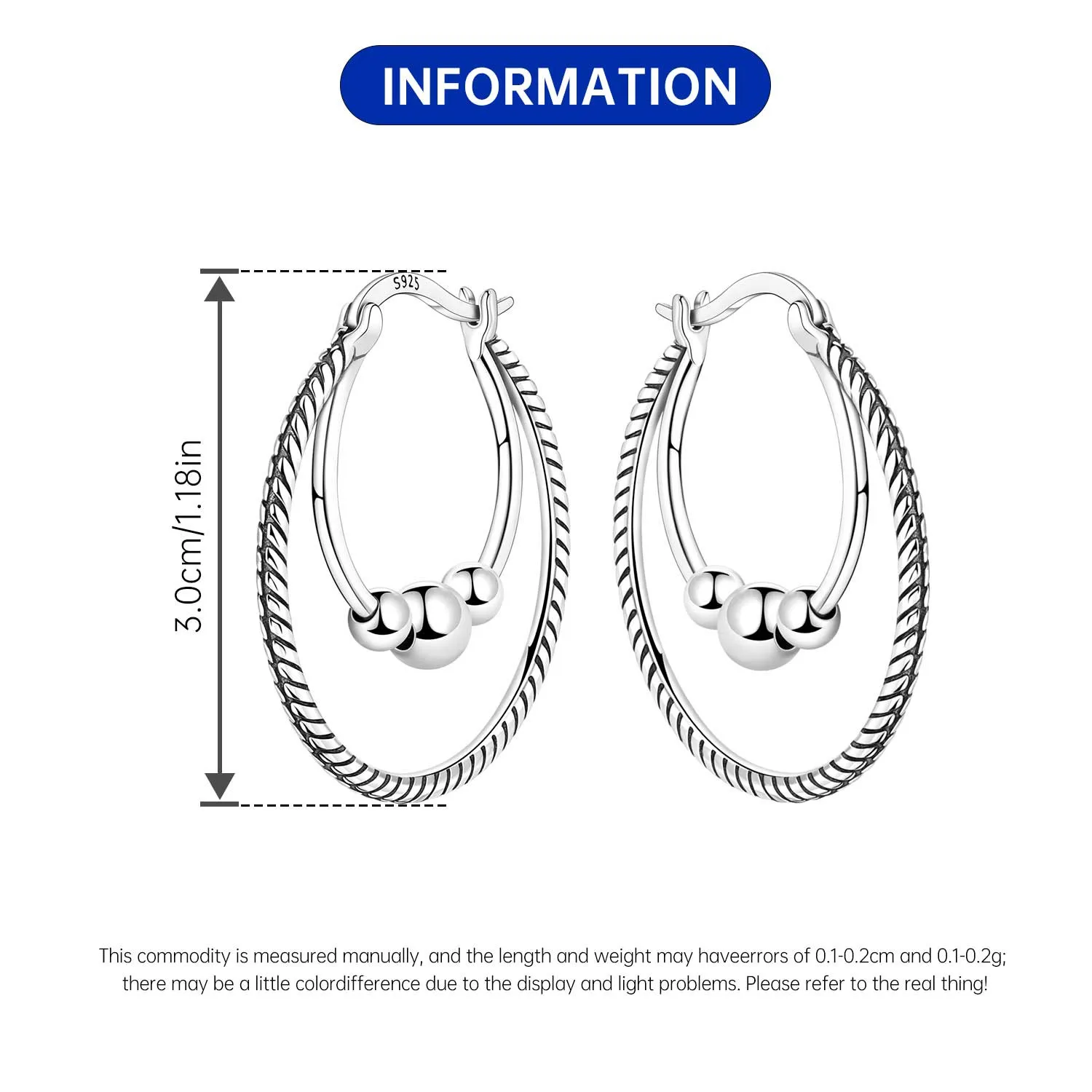 Natürliche Elemente 925 Sterling Silber Marienkäfer-Ohrringe Feiner Schmuck für Damen Geburtstagsgeschenke 2026 – Detail 17