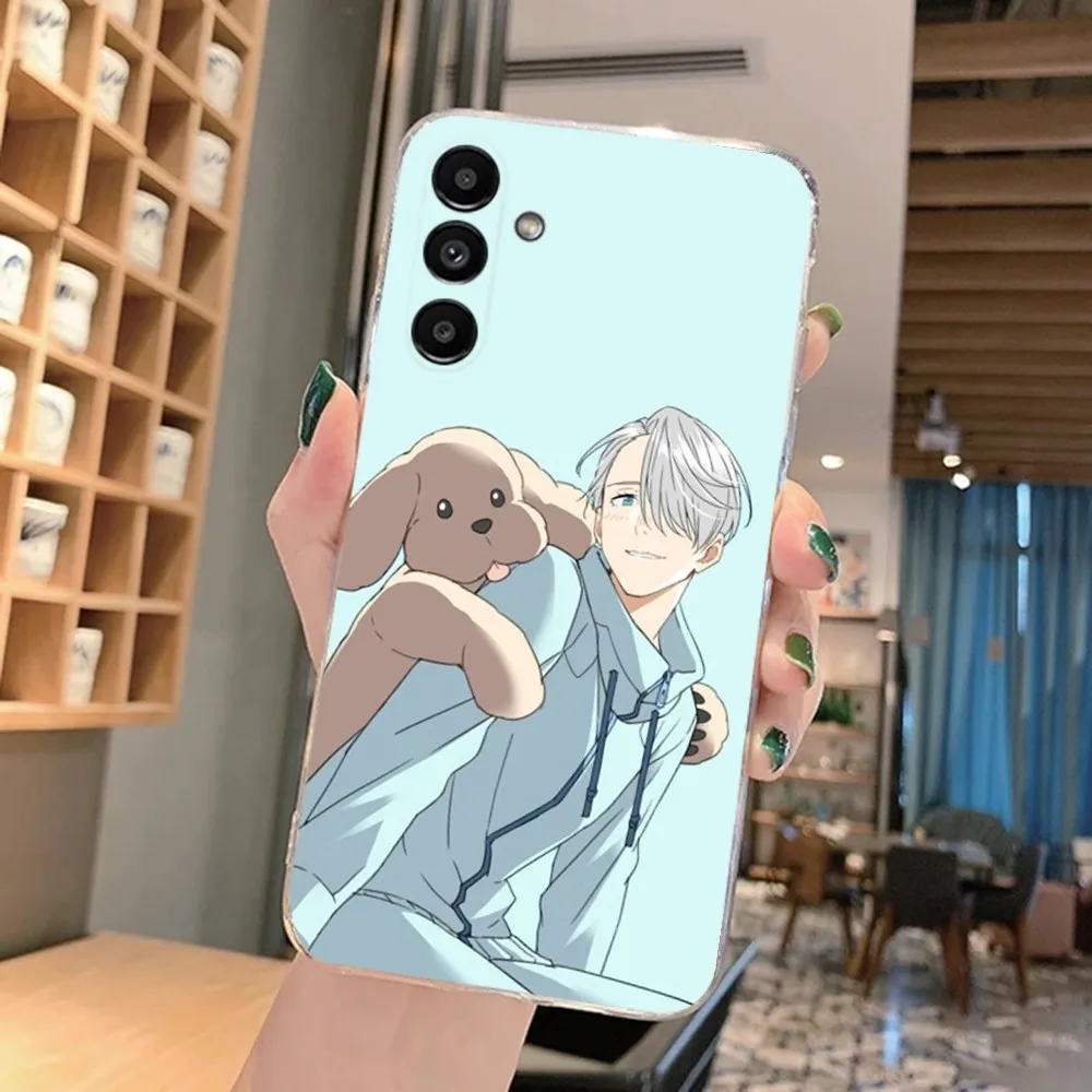 Japan Anime Yuri on Ice Phone Case For Samsung Galaxy A71,70,52,51,40,31,A50,30S,21S,Note20ultra Transparent Cover