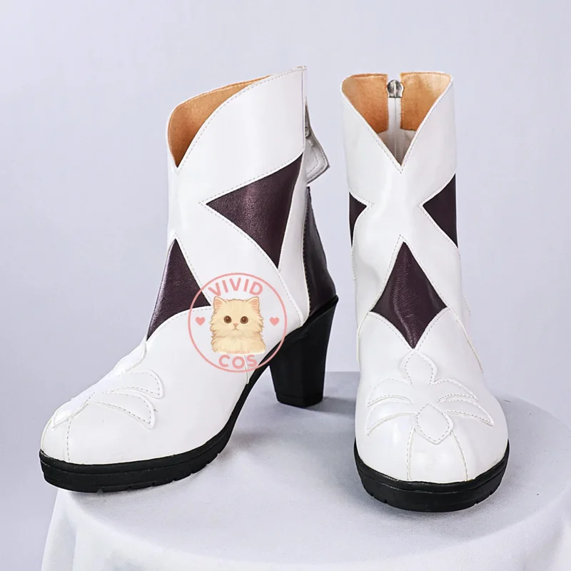 

Костюм для косплея Honkai Star Rail Castorice, новое милое аниме-ролевое фиолетовое сексуальное платье с реквизитом для ушей для mw; 3'f, 6;t.8'