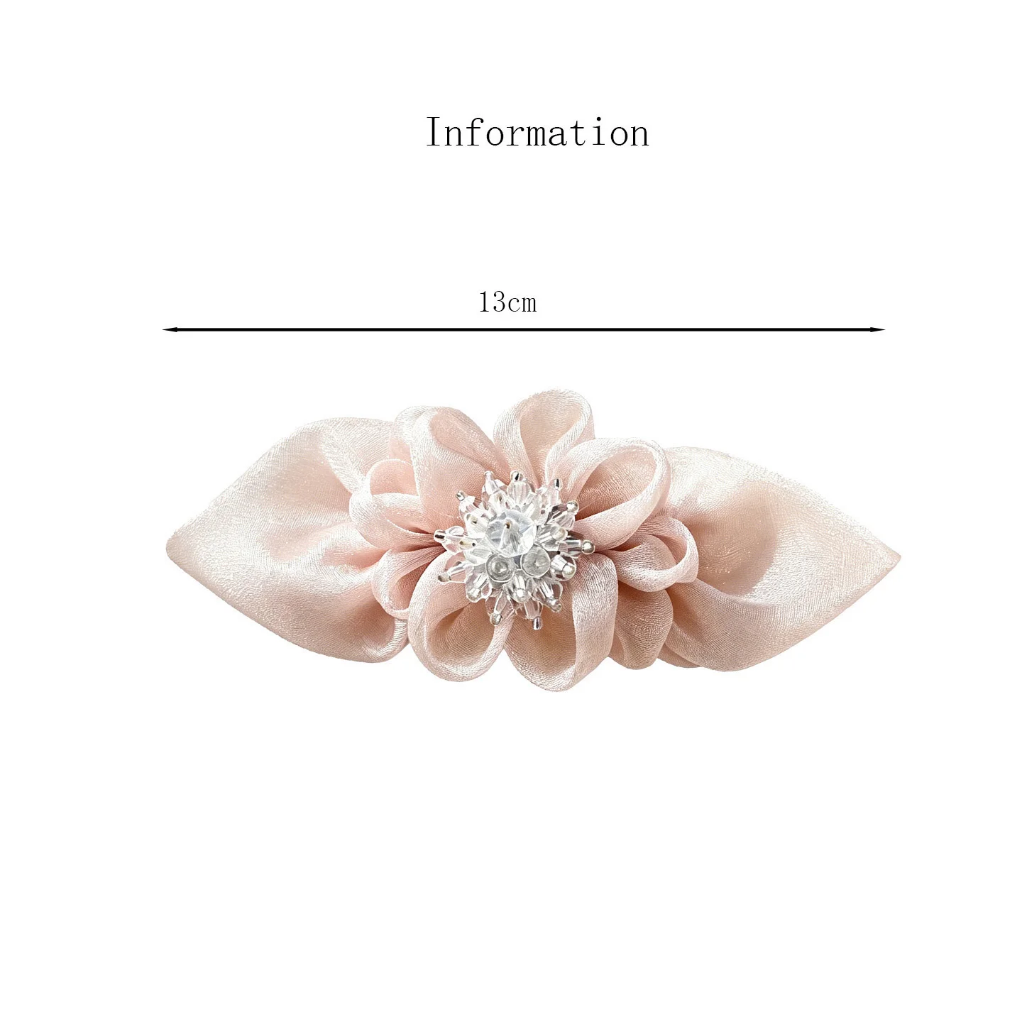 10 PCS/Lot, 13CM Handmade Organza Flowers Appliques For Hair Decoration Craft Sewing Clothing Accessories