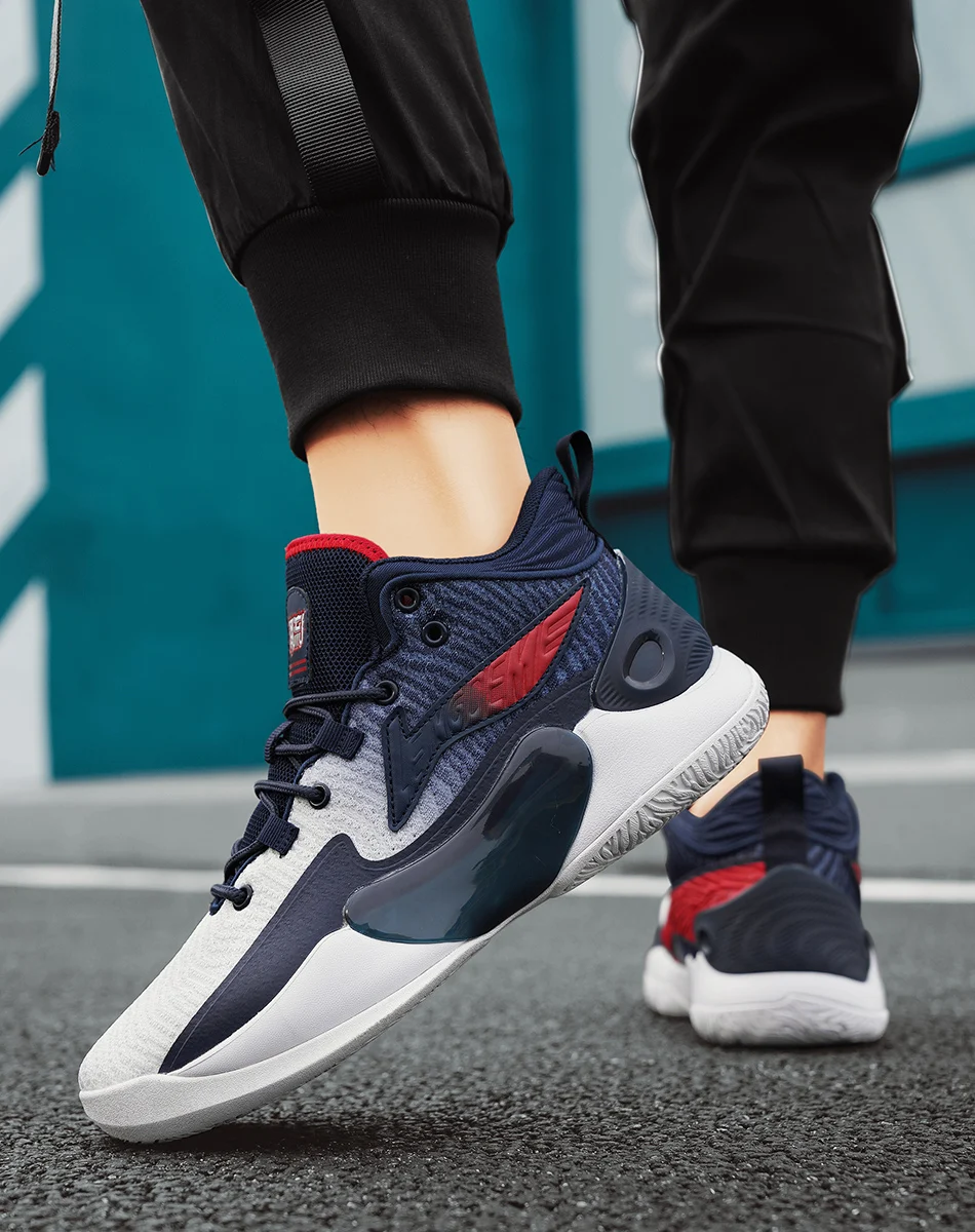 Men's and women's sports shoes Air cushioning upper Lightweight running and basketball sports shoes Couples' sports shoes