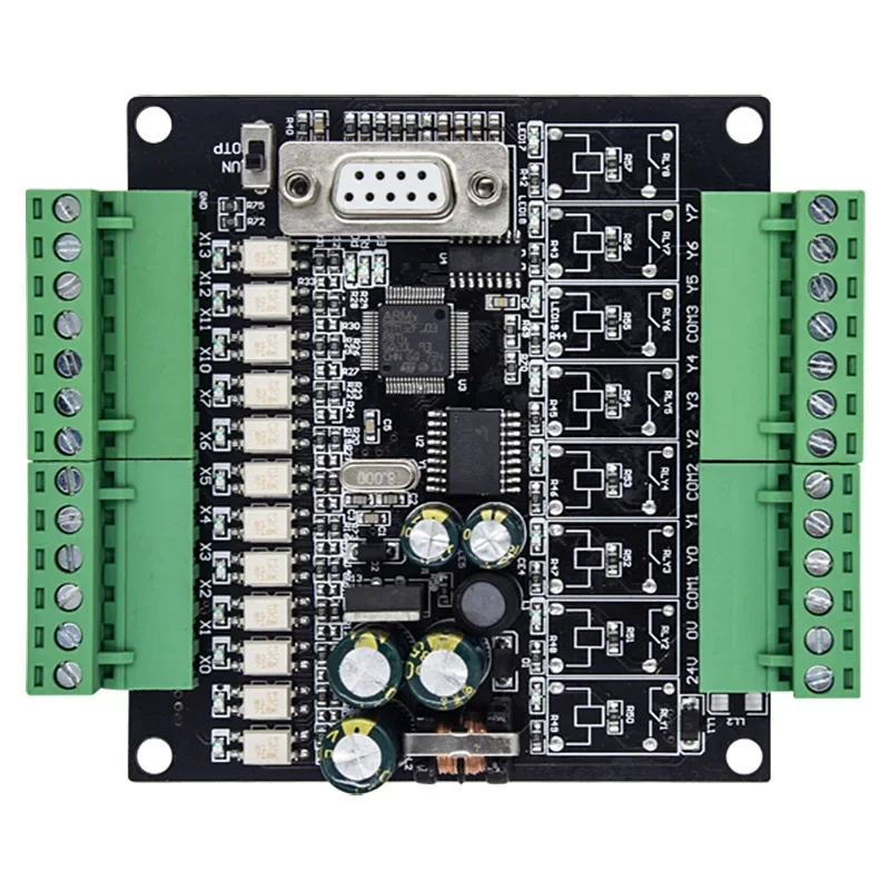 

Внутренняя плата промышленного контроллера PLC FX1N-20MR MT, установка направляющей, мониторинг, текст, программируемый контроллер