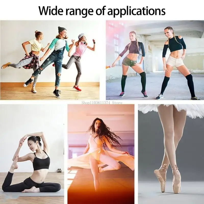  Dance Knee Protectors Pad Collision Avoidance Dance Knee Sleeve Volleyballs Knee Support Brace for Sport Workout Fitness