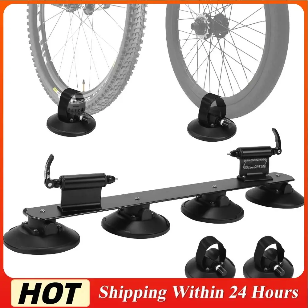

Aluminium Alloy Car Roof Bike Rack with Sucker Vacuum Suction Roof-Top Bike Carrier Rack for Trucks Trailers
