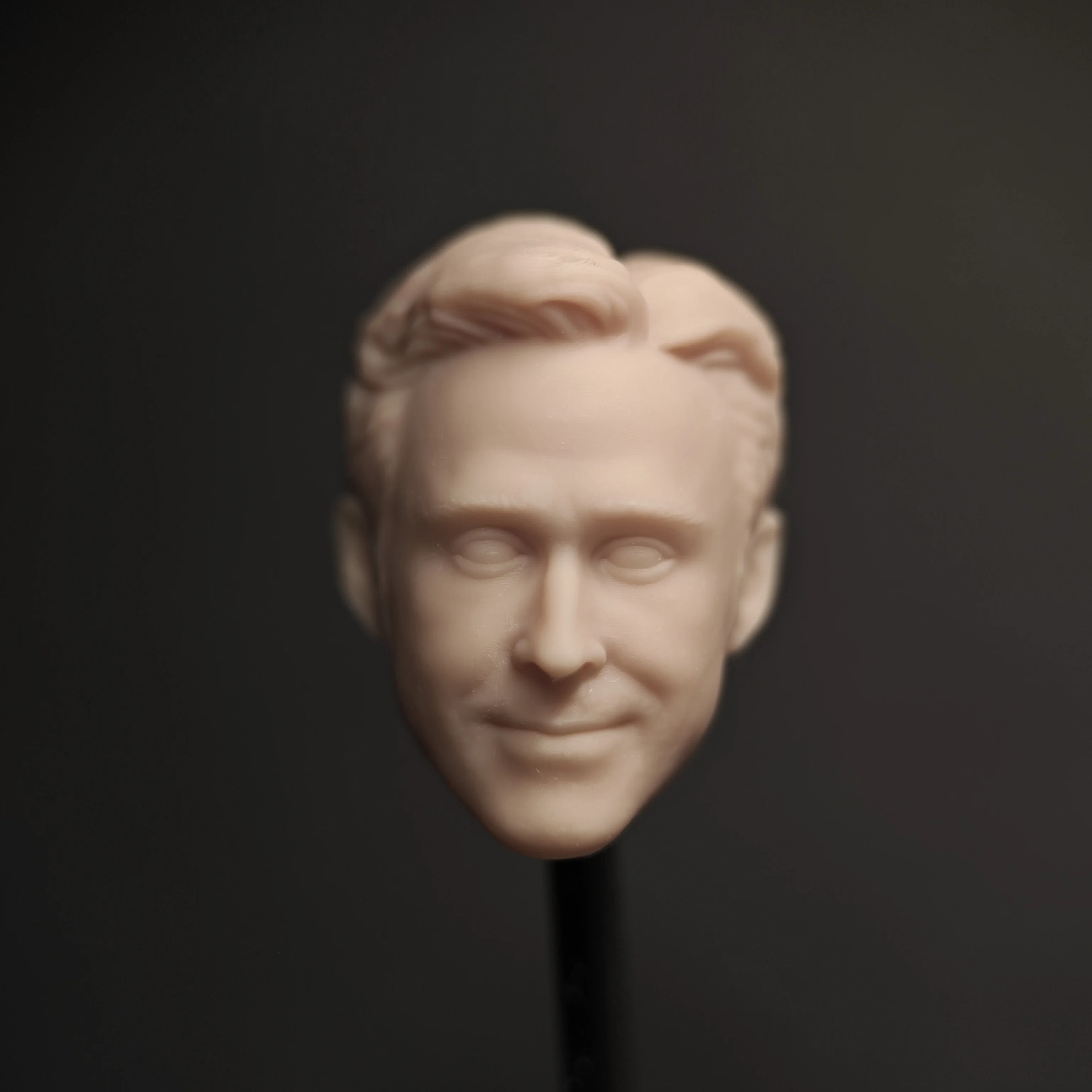 HL2068 DIY Customized 1/18 1/12 1/10 Scale Ryan G Unpainted Head Sculpt for 3.75