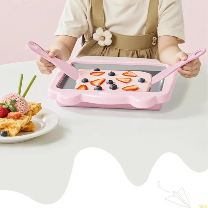 A0NC （1 Pack）Instants Freeze Maker With 2 Scrapers Dessert Equipment