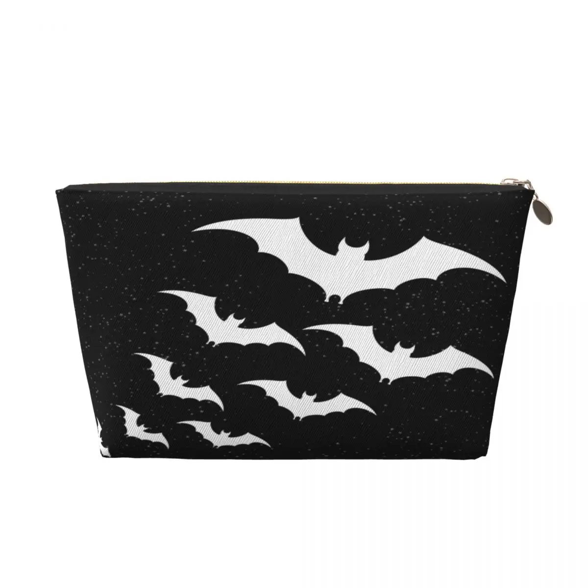 Custom Travel Bats In The Night Toiletry Bag Portable Halloween Goth Occult Witch Makeup Cosmetic Beauty Storage Dopp Kit Case