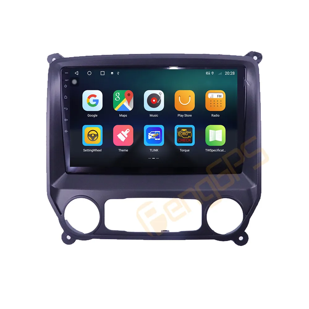 لسيارة شيفروليه سيلفرادو جي إم سي سييرا عبر VIA Vtrux شاحنة 2014-2018 راديو سيارة أندرويد 2Din استقبال ستيريو Autoradio وحدة الوسائط المتعددة