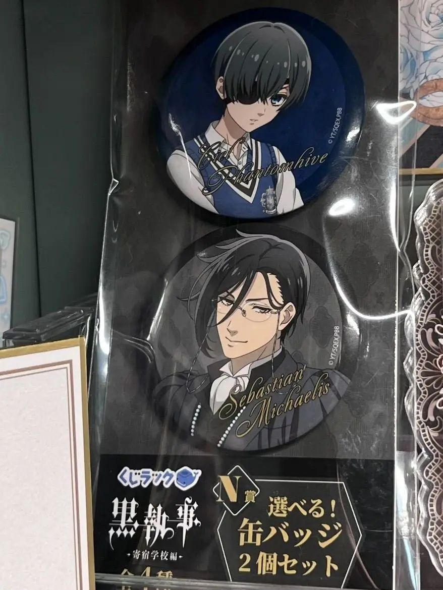 Anime Black Butler Ciel Phantomhive Acrylic Stand Model Desk Decor Badge Figures Gift Color Paper Role Play Birthday Xmas Gift view 5