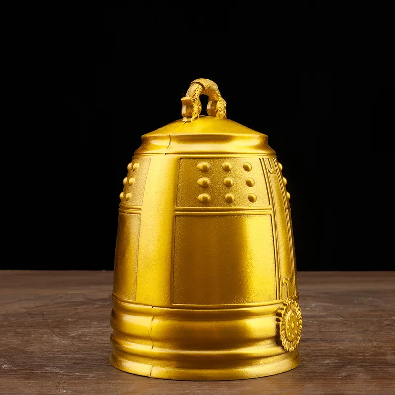 Pure ornament, long-sounding alarm , brass , peace , copper bell, home and temple decoration