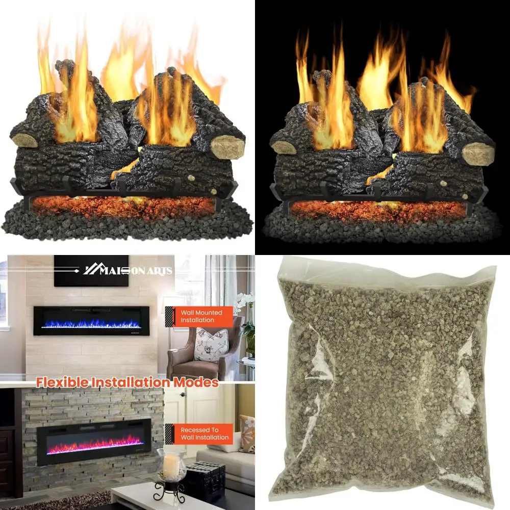 

Arlington Ash 55,000 BTU Vented Gas Logs Set, 24, 3-Piece Pack - Fireplace Heater
