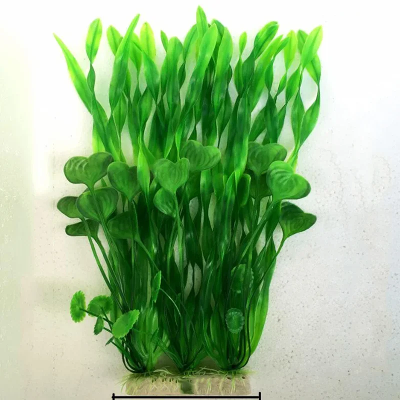 Aquarium Simulation Grass Landscape Plant Fake Water Grass Dense Strip Water Kelp Grass Fish Tank Decoration 1Pc