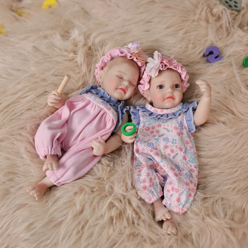 12 Inch Rebirth Doll Full Rubber Toy Children's Gift Items Rebirth Simulation Baby Doll