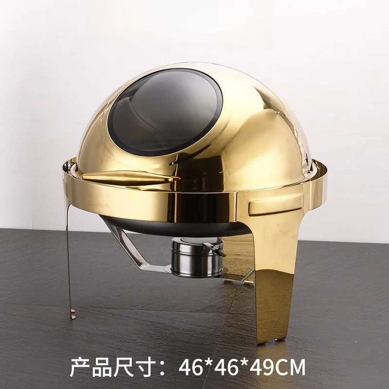 Stainless steel visual household alcohol stove heating induction cooker buffet stove hotel