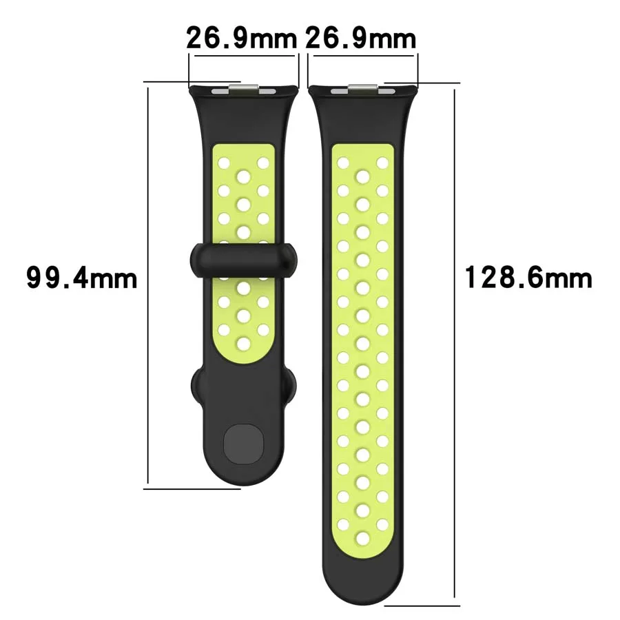 Esportes silicone pulseira de relógio para redmi relógio 4 cinta acessórios pulseira substituição para xiaomi mi banda 8 pro pulseira correa