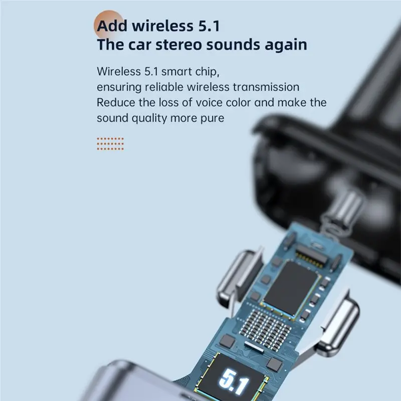 Reliable-For Wireless Hands-Free Call MP3 Player Car Bluetooth FM Transmitter 2PCS Car 30W PD USB-C Fast Charge