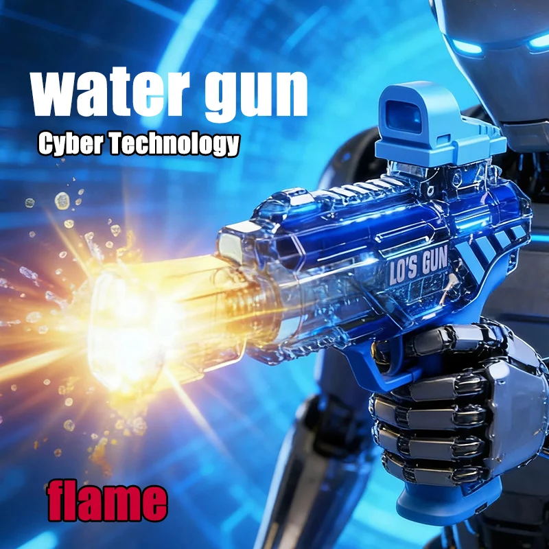 

Автоматический электрический водяной пистолет высокого давления для летних игр на открытом воздухе, пляже, в бассейне, саду. Игрушка-пистолет для детей, отличный подарок.