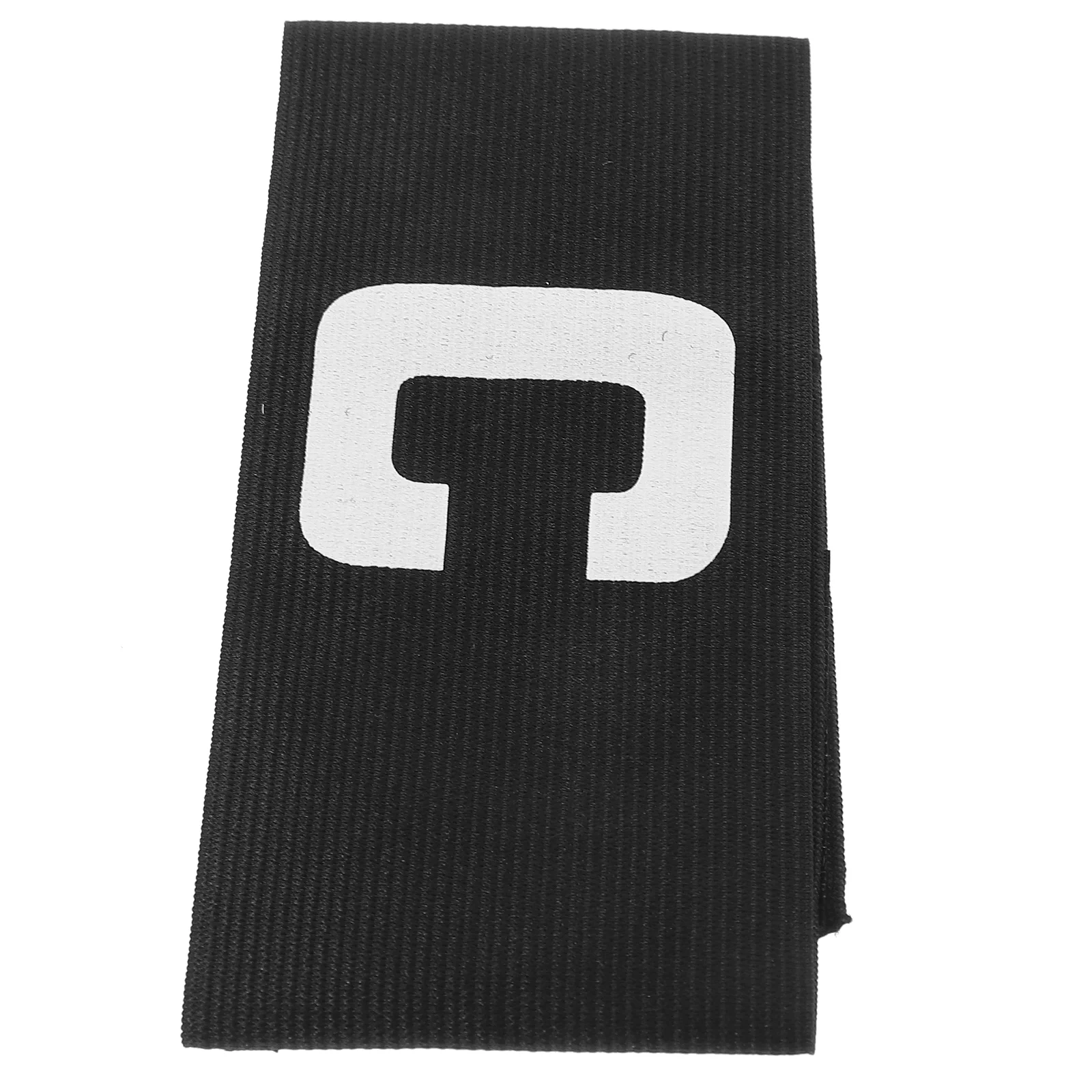 

Football Soccer Captain Armband Adjustable Soccer Rugby Basketball Player Bands (Black) soccer armband