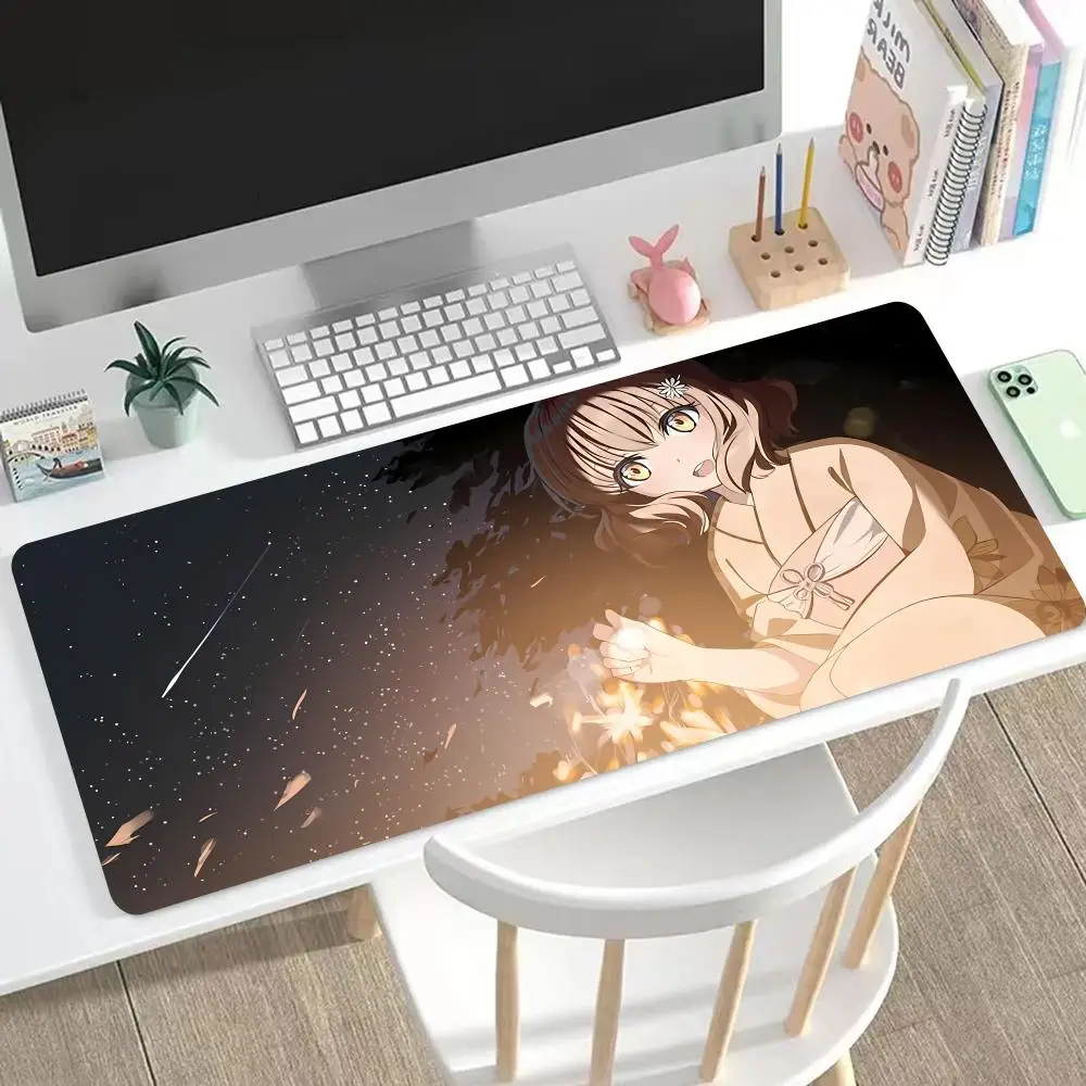 

F-ire-works And Whistling Sticks Mouse Pad Cute HD Mousepad Pad Extended Gaming Keyboard LargeMousepad 90x40cm Gamer Mousepad