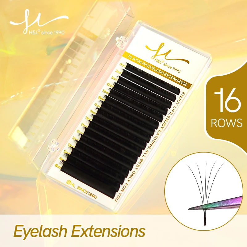 

Individual Eyelashes 16 Rows 7-16 Length High Quality Makeup Tools False Eyelashes