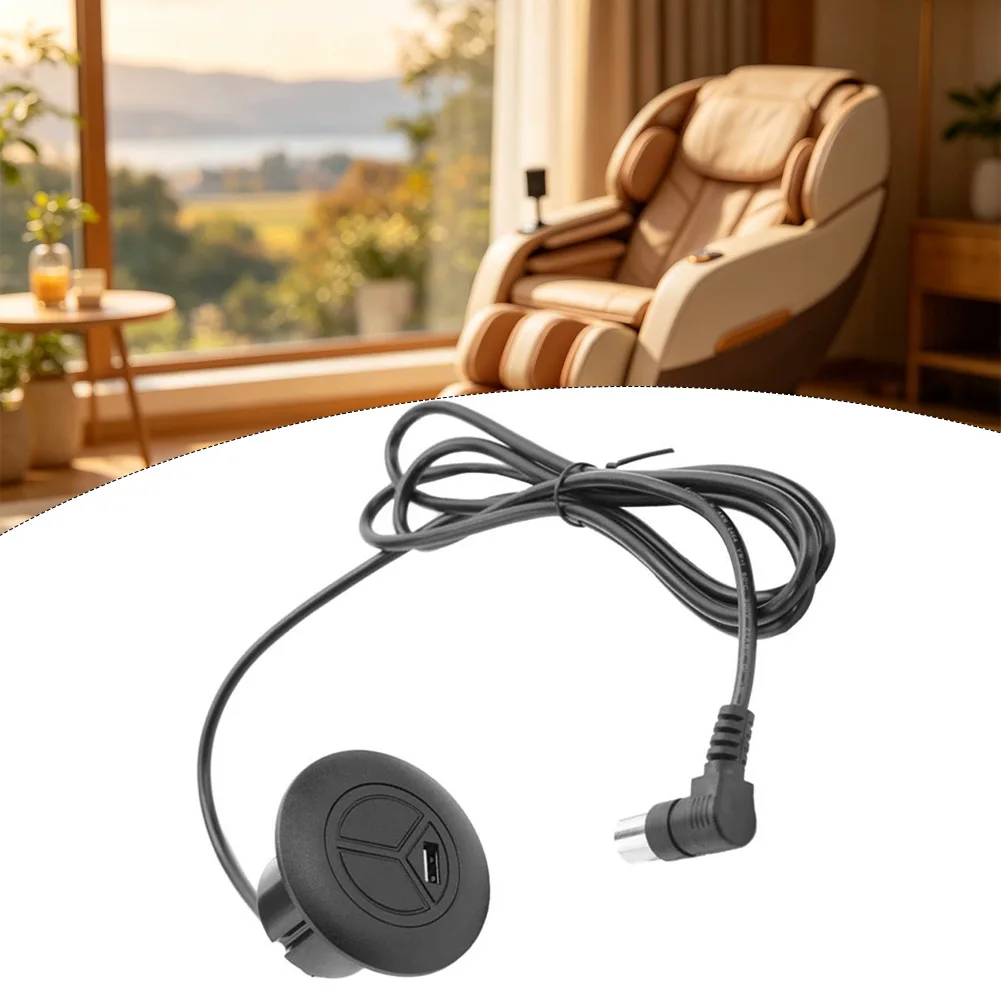 For Night Time Use Electric Recliner Switch Recliner Remote Control Dual USB Ports Easy Installation For Electric Recliners