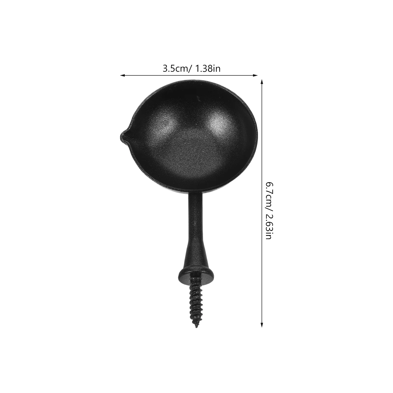 6pcs Tool Tool Warmer For Seal Stamp Stamp Scoop Melting For Sealing Wax Melt Spoon Sealing Wax Spoon