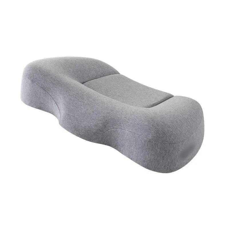 Memory Foam Neck Pillow Sleep Spinal Protection Pillow Slow Rebound Inner Core Pillow Soft Hard Dual Purpose Cotton Fabric