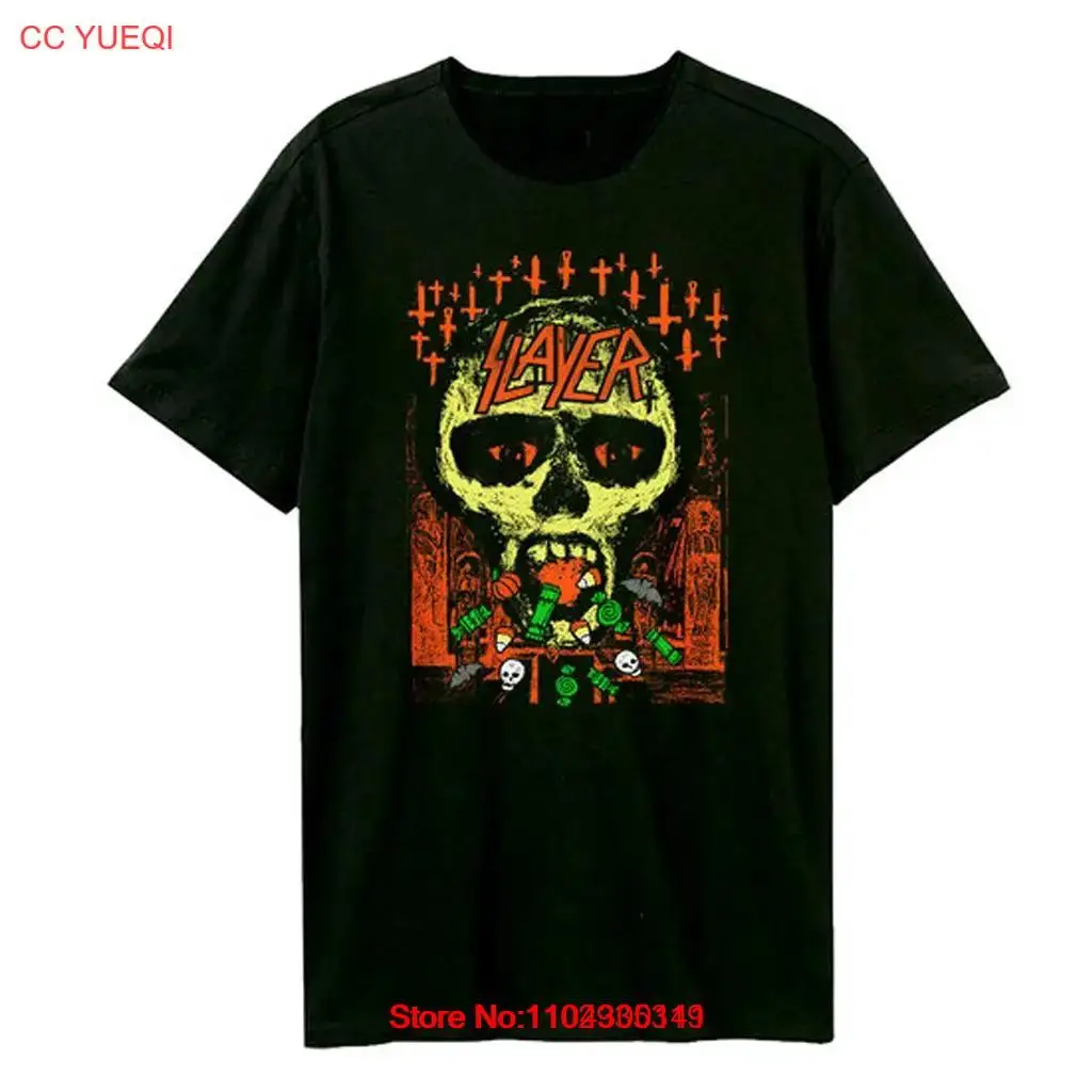 

HAPPY HALLOWEEN Slayer band black T-shirt short sleeve All sizes TA5758
