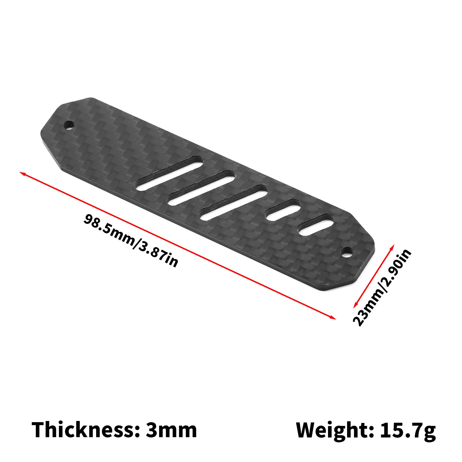 High‑Strength Carbon Fiber Servo Protective Cover Board For TAMIYA GF‑01 G6‑01 GF‑01TR G6‑01TR AVANTE HOTSHOT RC Hobby Buggy