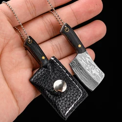 Mini Knife Keychain Pocket Knife Outdoor Camping Tactical Survival Portable Knife Peeler Fixed Blade Multi EDC Tool