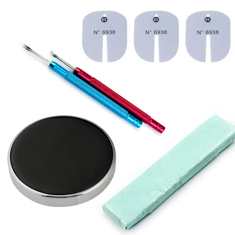 Watch Dial Cleaning Clay Rubber Putty Watch Needles Picker Puller Fitting Removal Tool Accessory PU Seat Cushion Repair Tool Kit