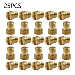 25pcs/set Carburetor Main Jet M5 5mm Thread For Dellorto Carburetor Vergaser SHA SHBC SHB Injector Nozzle