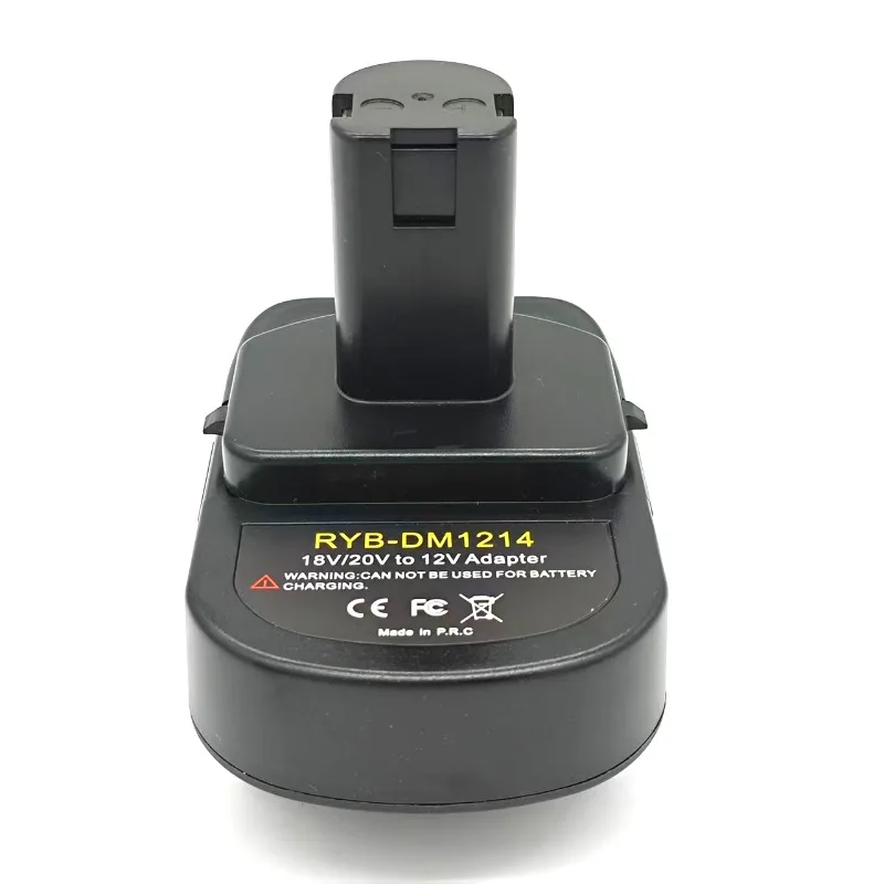 HAKSINKY RYB-DM1214 Battery Adapter for Milwaukee 18/20V Li-ion Batteries Compatible with For Ryobi 12/14.4V Ni-CD Battery Tools
