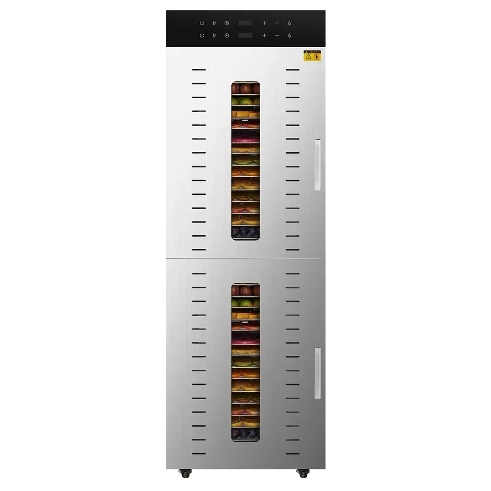 Commercial 32-layer double cabinet stainless steel garlic dehydrator pulp dryer dehydrator