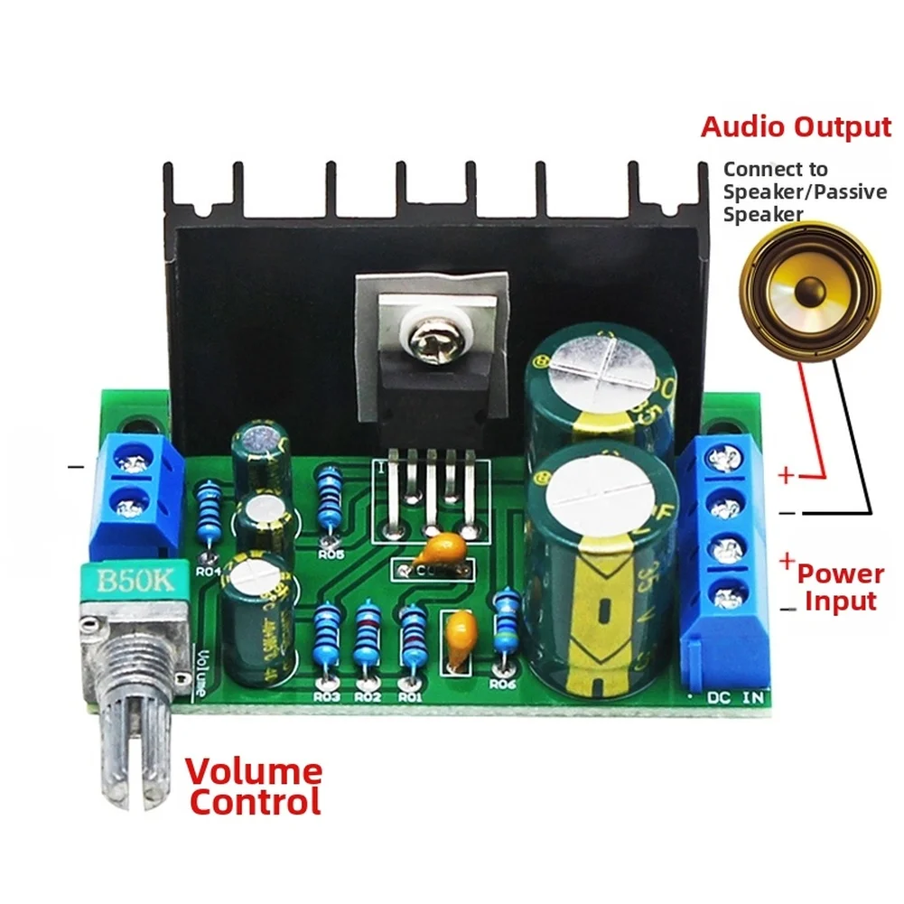 1pc HiFi Audio Board 30W Power Module DC12V For Speaker Stereo Systems Accessories Easy Installation
