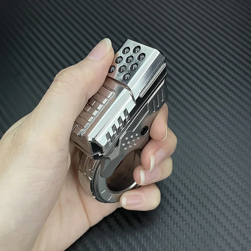 Azu EDC Rvs Push Slide Fidget Spinner Multi Play Fidget Speelgoed Angst Stress Ratel Decompressie Speelgoed Cadeau