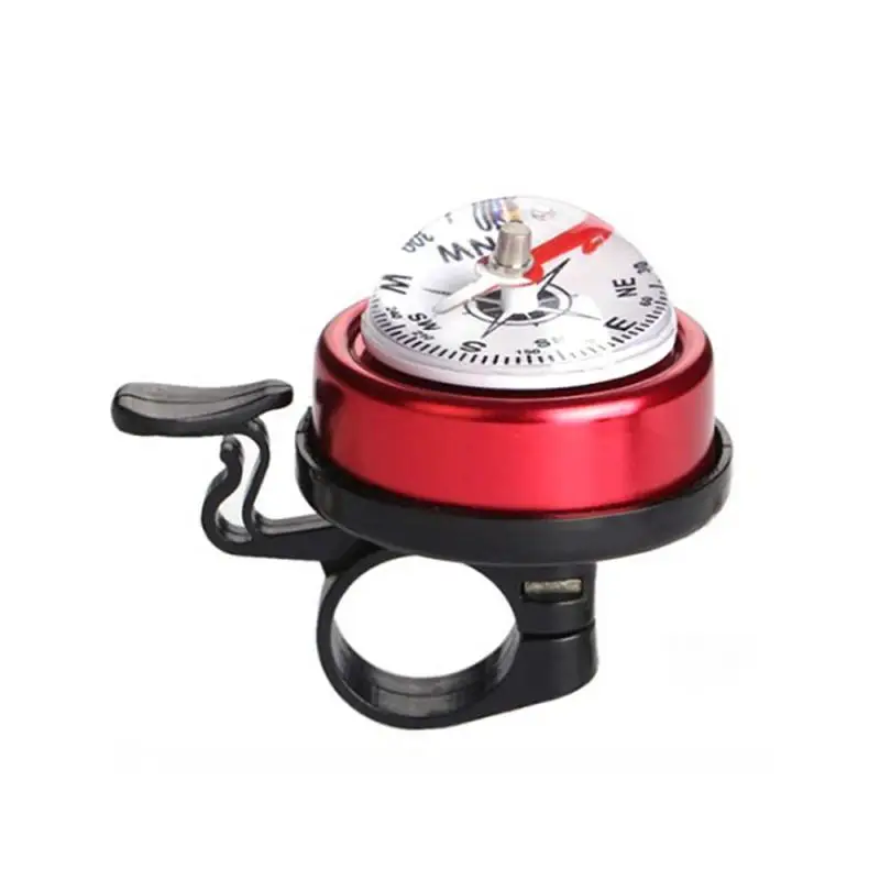 جرس الدراجة الجبلية جرس السيارة سبائك الألومنيوم البوصلة جرس القرن جرس السيارة مع البوصلة للمقود