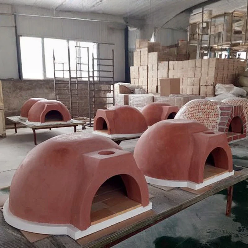 Pizza Oven Italian Brick Lined Gas Wood Fired Commercial Outdoor Restaurant Kitchen Customized