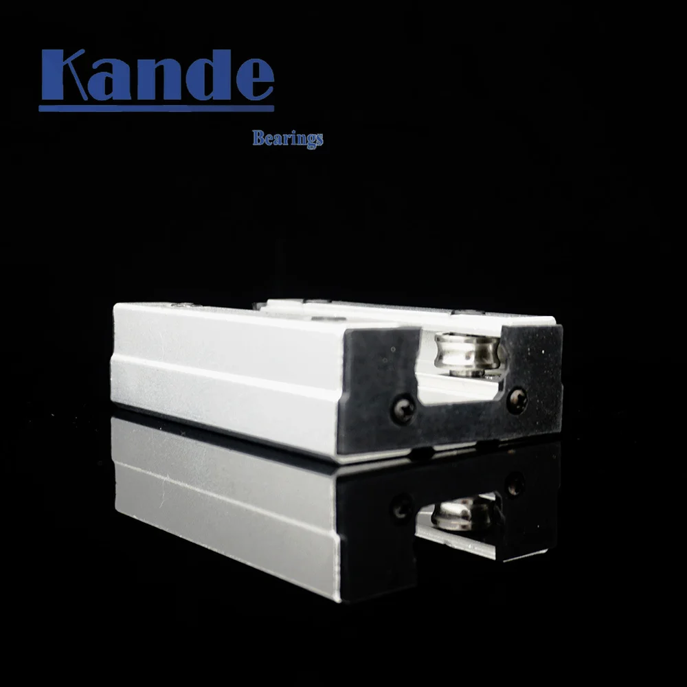 1 external dual-axis roller linear guide LGD12 LGD16 linear guide L500 800 1000mm and 1pc LGB6 or LGD8 linear guide of CNC parts