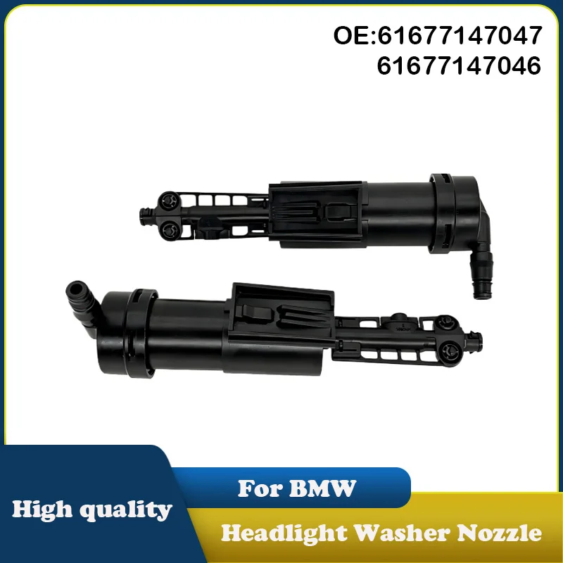 

2pcs 61677147047 61677147046 Headlight Washer Nozzle For BMW MINI Cooper R50 R53 R52 2002-2008 OE Replacement Auto Parts