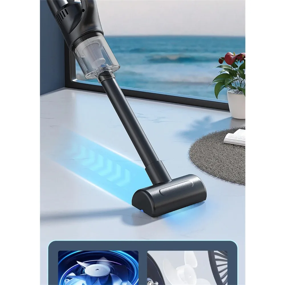 Wireless Handheld Vacuum Cleaner Cordless Chargeable 50000Pa Auto Vacuum for Home Car Pet Mini