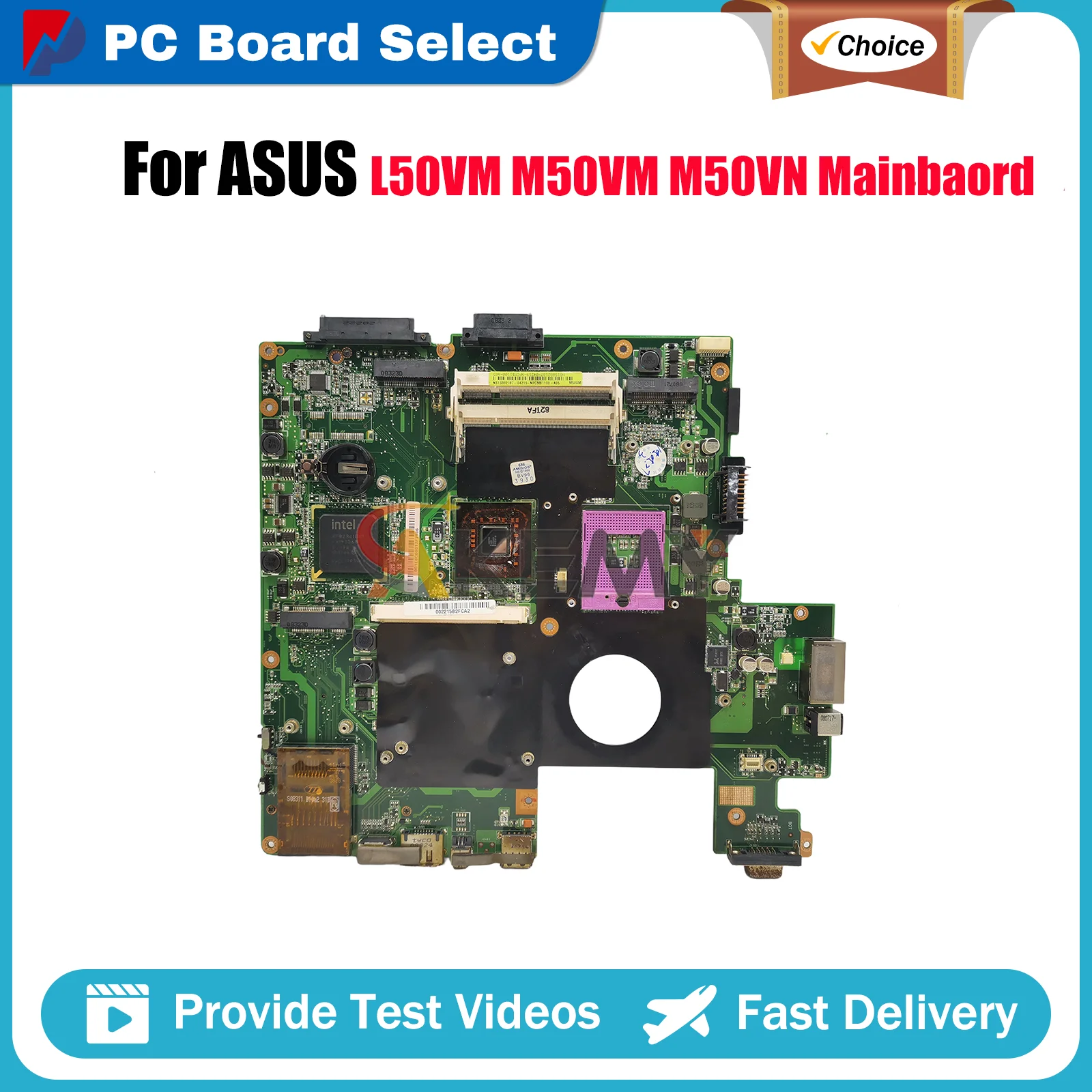 

Материнская плата для ноутбука M50VM для ASUS M50VM M50V M50VN, материнская плата для ноутбука, этот товар в наличии, 100% тестирование, ОК, быстрая доставка