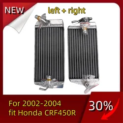 left+right For 2002-2004 fit Honda CRF450R Aluminum Radiator CRF 450 R Coolant 2002 2003 2004