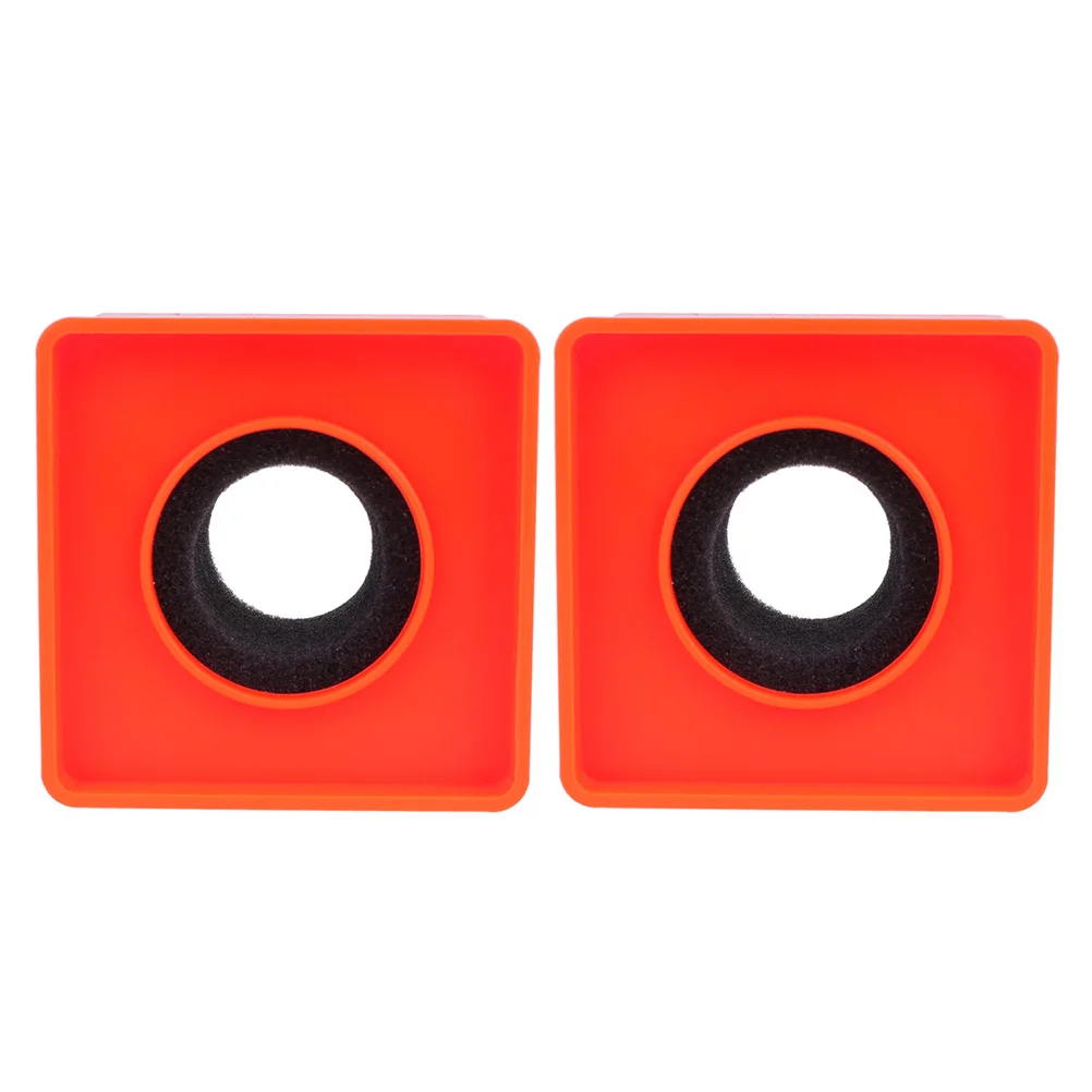 

2 Pcs PVC Board Microphone Logo Station Accessories Practical Flag Easy to Carry