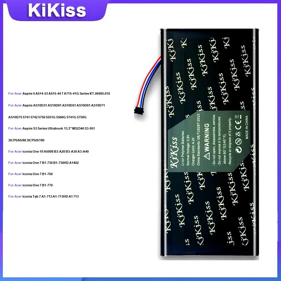 

Аккумулятор для Acer Aspire 5741 B1-730 B1-750/B1-770/A1-713/A1-830/A1-850/A3-A10/B1-A71 B1-710/Z410/Z520/Z530/Z630